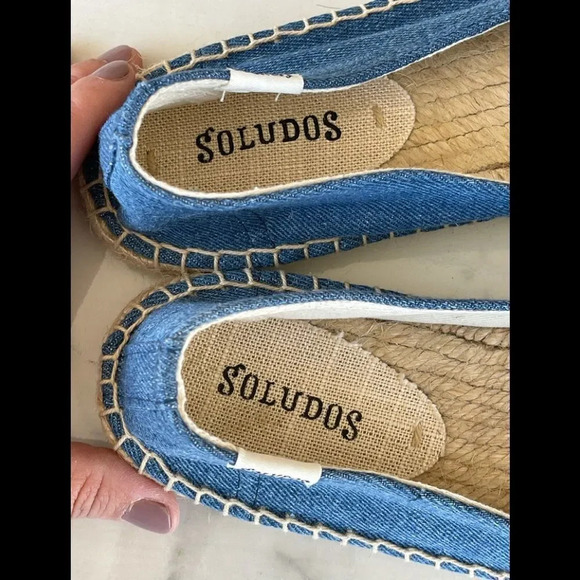 Soludos PINEAPPLES DENIM BLUE 9 - Picture 3 of 8